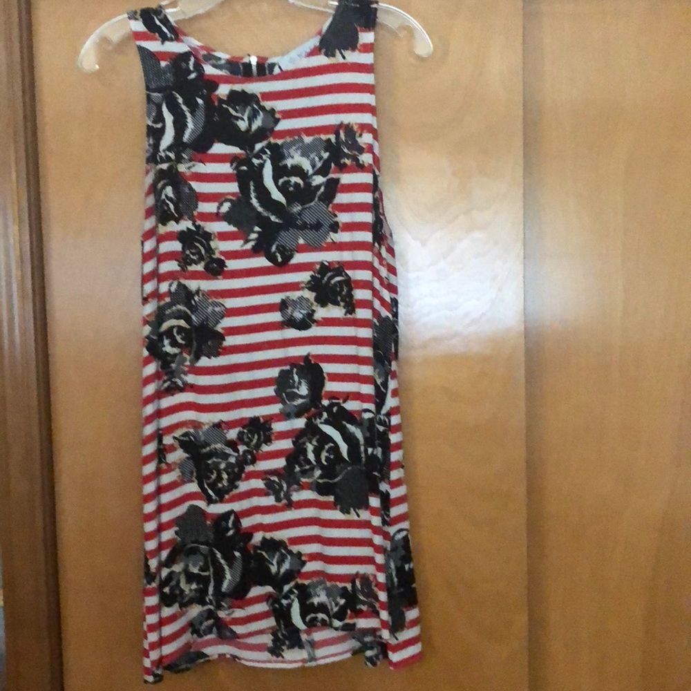 Red/white striped shirt/dress
